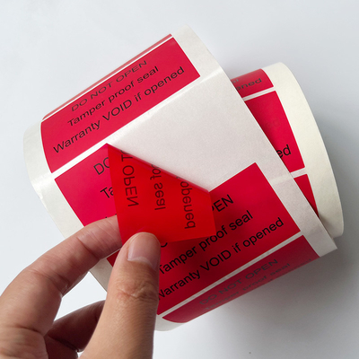 สติกเกอร์ป้องกันการปลอมแปลงแบบมีกาวในตัว