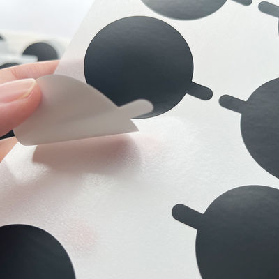 กันน้ำที่กำหนดเองงัดแงะซีลสติกเกอร์กาวพิมพ์วงกลมป้ายไวนิลส่วนตัว