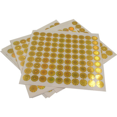 CMYK Printing Security สติ๊กเกอร์โฮโลแกรม