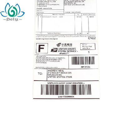 4X6 นิ้ว 220PCS ฉลากความร้อนเปล่าม้วนฉลากบาร์โค้ดเปล่า
