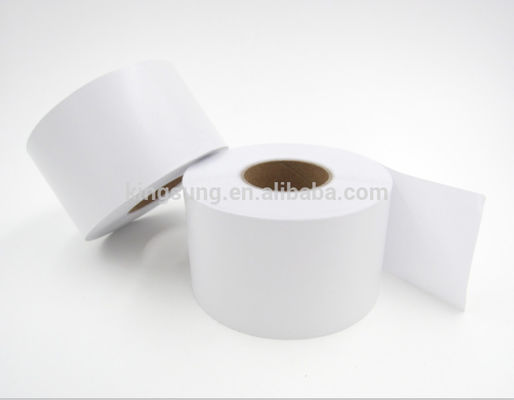 ฉลากแบบ Linerless Thermal Transfer เปล่าสำหรับซุปเปอร์มาร์เก็ต