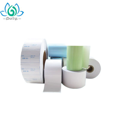 พิมพ์ด้วยความร้อน 58mm * 65m 80gsm Linerless Labels, ฉลากสติกเกอร์ส่วนบุคคล