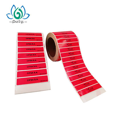 สติกเกอร์ติดตาม Gps กาวสูง Rfid Dymo Label Roll Void Security