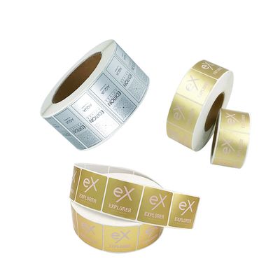 ลิปสติกน้ำหอมน้ำมันหอมระเหย Tamper Seal สติกเกอร์ฟอยล์สีทองพิมพ์ฉลาก