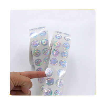 ป้ายกำกับการรักษาความปลอดภัยขนาดที่กำหนดเอง Hot Stamping Tamper
