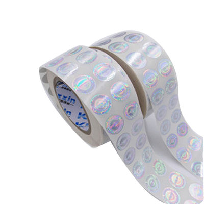 ป้ายกำกับการรักษาความปลอดภัยขนาดที่กำหนดเอง Hot Stamping Tamper