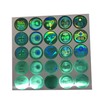 ป้ายกำกับการรักษาความปลอดภัยขนาดที่กำหนดเอง Hot Stamping Tamper