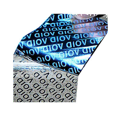 ปรับแต่งโลโก้ Die Cut Tamper Evident Security Labels