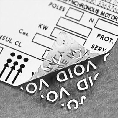 ฉลากความปลอดภัยที่เห็นได้ชัดของการงัดแงะความถูกต้อง ISO9001 สำหรับเครื่องสำอาง