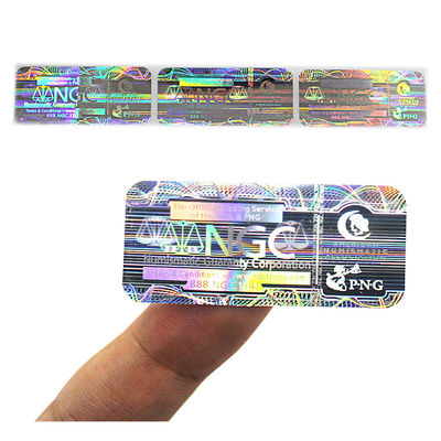 ไวนิล QR Code โฮโลแกรม Tamper Evident Security Labels