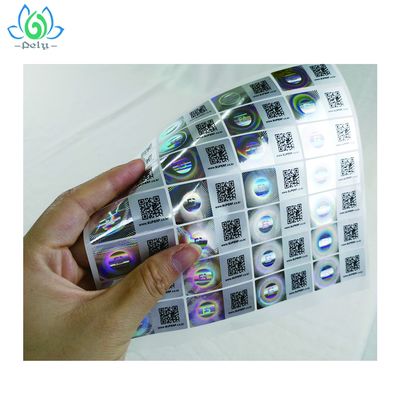 10X10X5cm High Adhesive Anti Tamper Evident Seal Stickers