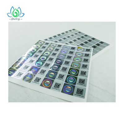 10X10X5cm High Adhesive Anti Tamper Evident Seal Stickers