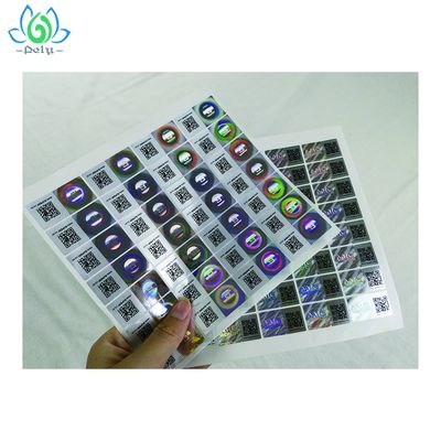10X10X5cm High Adhesive Anti Tamper Evident Seal Stickers