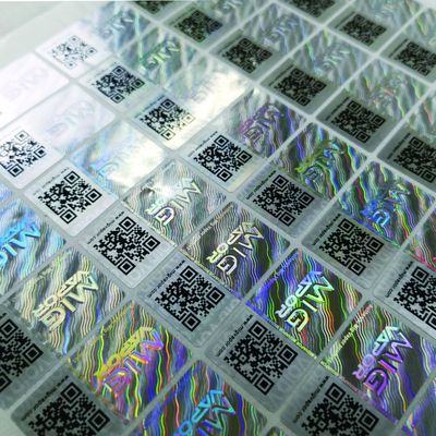 10X10X5cm High Adhesive Anti Tamper Evident Seal Stickers