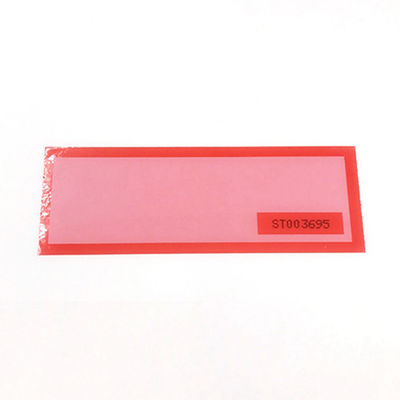 ฉลากสติกเกอร์โฮโลแกรมแบบไม่โอน PET เป็นโมฆะม้วนกาวในตัวสี CMYK