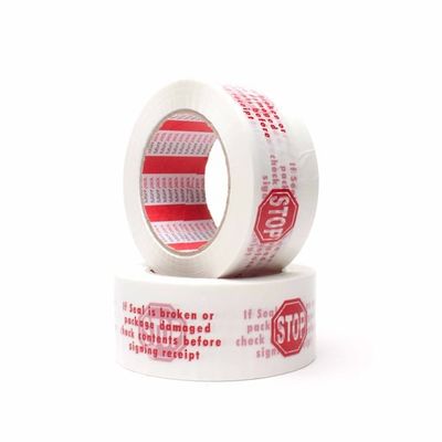 ใบรับรอง SGS เทปบรรจุภัณฑ์ BOPP Tamper Evident สำหรับกล่องกระดาษ