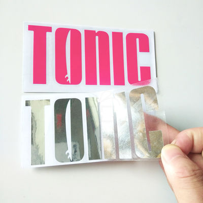 ตัวอักษรบางแบบถาวร Die Cut สติกเกอร์การถ่ายเทความร้อนในรถยนต์ Heat Transfer Vinyl Decals