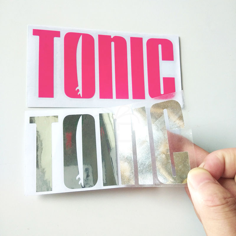 ตัวอักษรบางแบบถาวร Die Cut สติกเกอร์การถ่ายเทความร้อนในรถยนต์ Heat Transfer Vinyl Decals